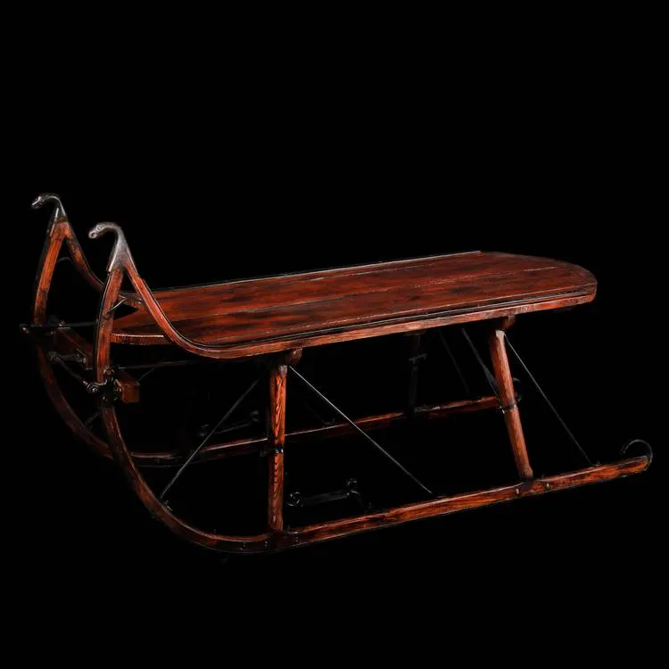 Vintage Sleigh Coffee Table V2